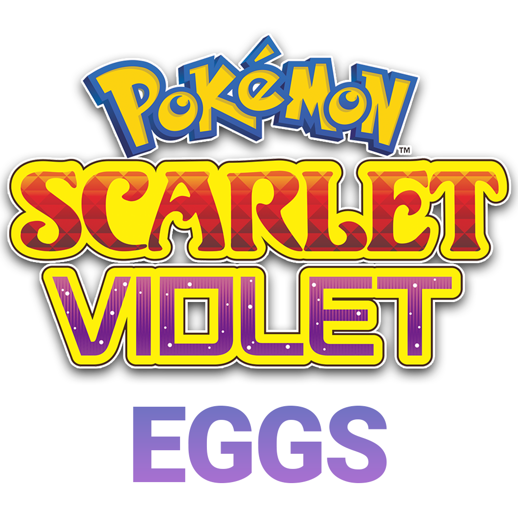 Pokemon Scarlet and Violet Pokemon Eggs Collections