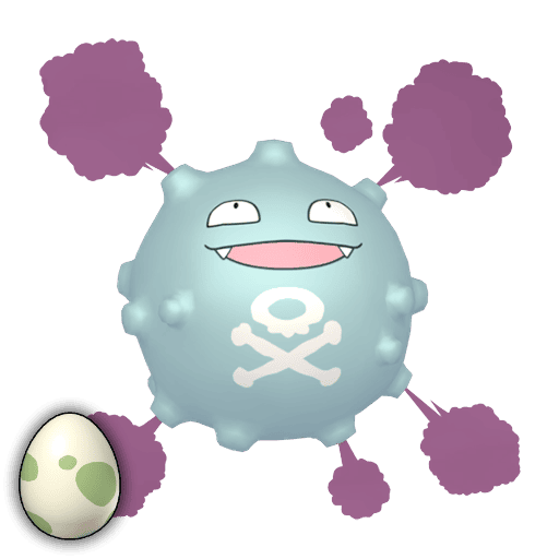 #0109 Koffing Egg [Sword & Shield]