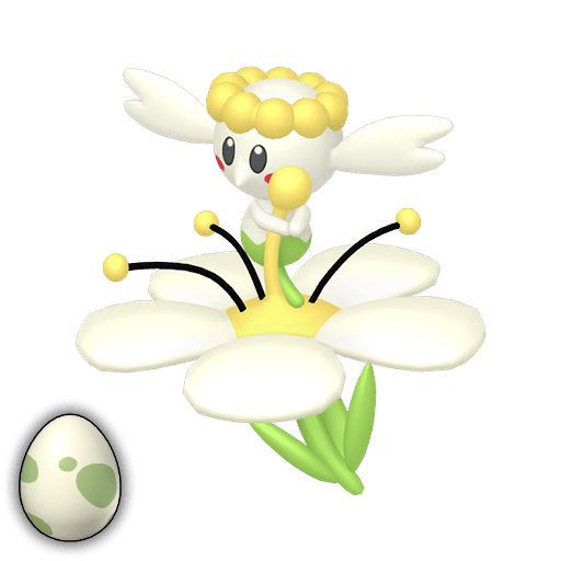 #0669-4 Flabebe-White Egg [Scarlet & Violet]
