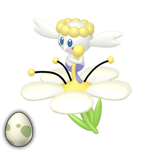 #0669-4 Flabebe-White Egg [Scarlet & Violet]