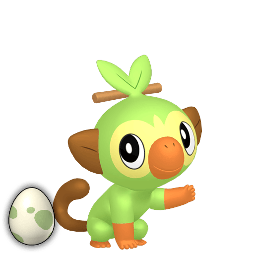 #0810 Grookey Egg [Sword & Shield]
