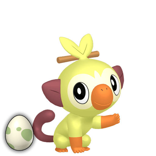 #0810 Grookey Egg [Sword & Shield]