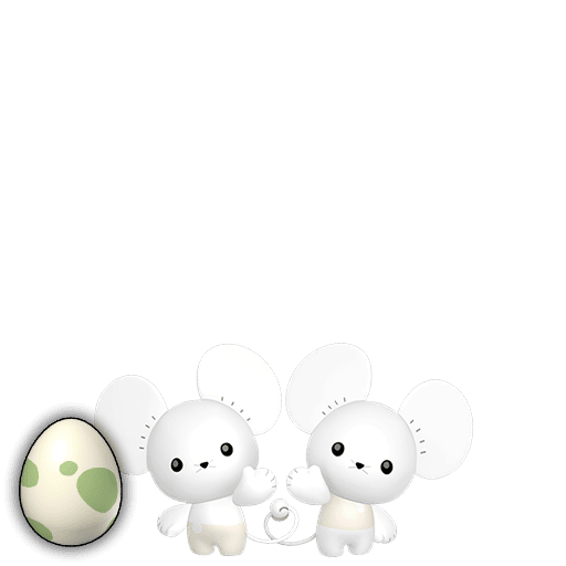 #0924 Tandemaus Egg [Scarlet & Violet]