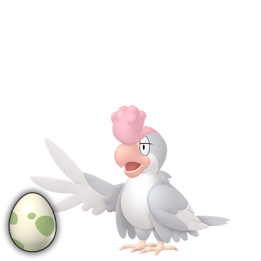 #0931-3 Squawkabilly-White Egg [Scarlet & Violet]