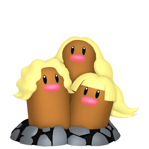 #0051-1 Dugtrio-Alola [Sword & Shield]
