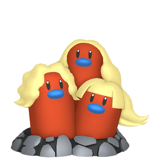 #0051-1 Dugtrio-Alola [Sword & Shield]