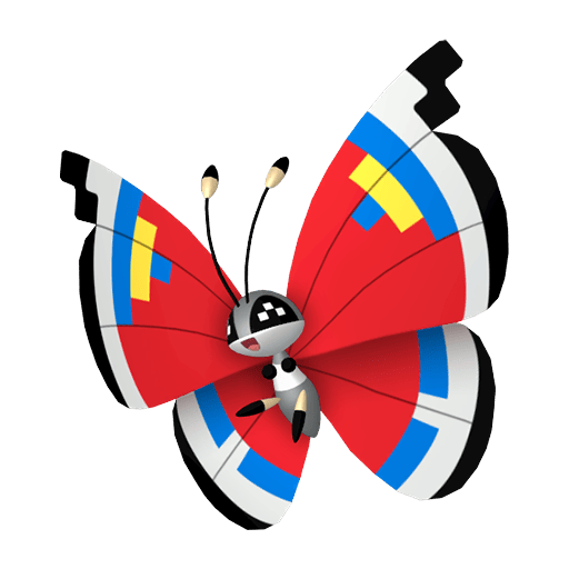 #0666-7 Vivillon-Modern [Scarlet & Violet]